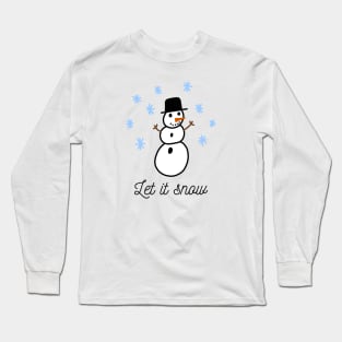 Let It Snowman Long Sleeve T-Shirt